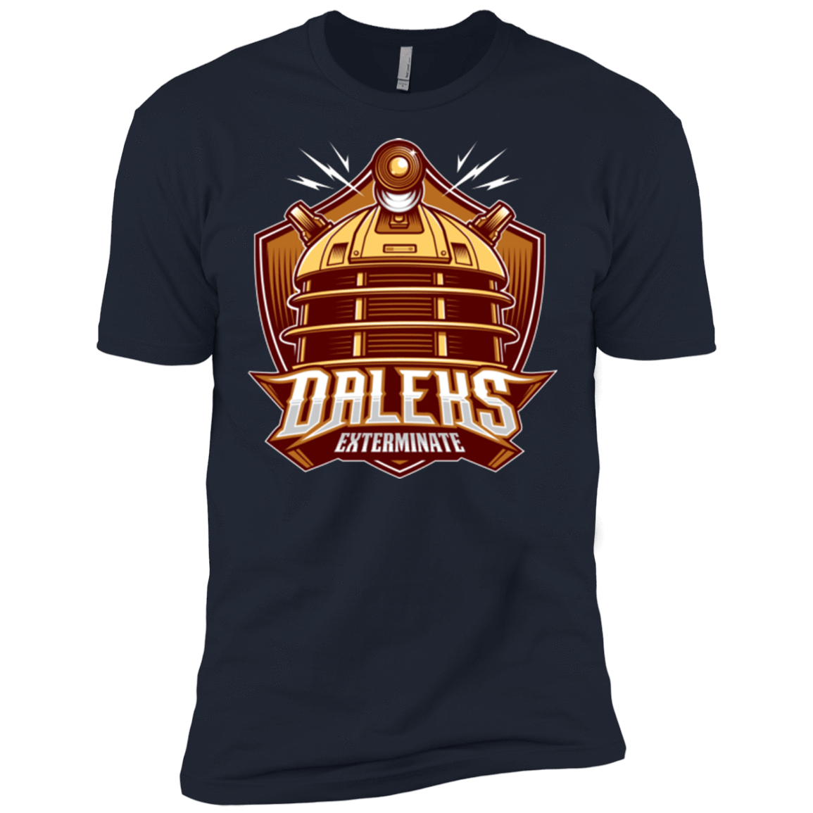 T-Shirts Midnight Navy / X-Small Dr. Who Daleks Men's Premium T-Shirt