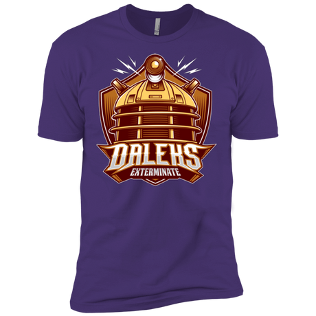 T-Shirts Purple / X-Small Dr. Who Daleks Men's Premium T-Shirt