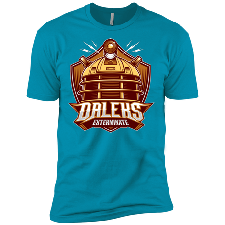 T-Shirts Turquoise / X-Small Dr. Who Daleks Men's Premium T-Shirt