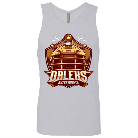 T-Shirts Heather Grey / Small Dr. Who Daleks Men's Premium Tank Top