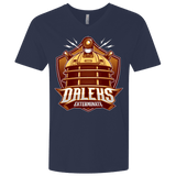 T-Shirts Midnight Navy / X-Small Dr. Who Daleks Men's Premium V-Neck