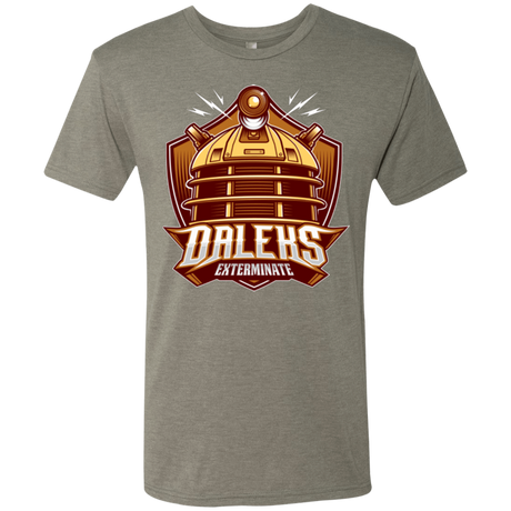 T-Shirts Venetian Grey / Small Dr. Who Daleks Men's Triblend T-Shirt