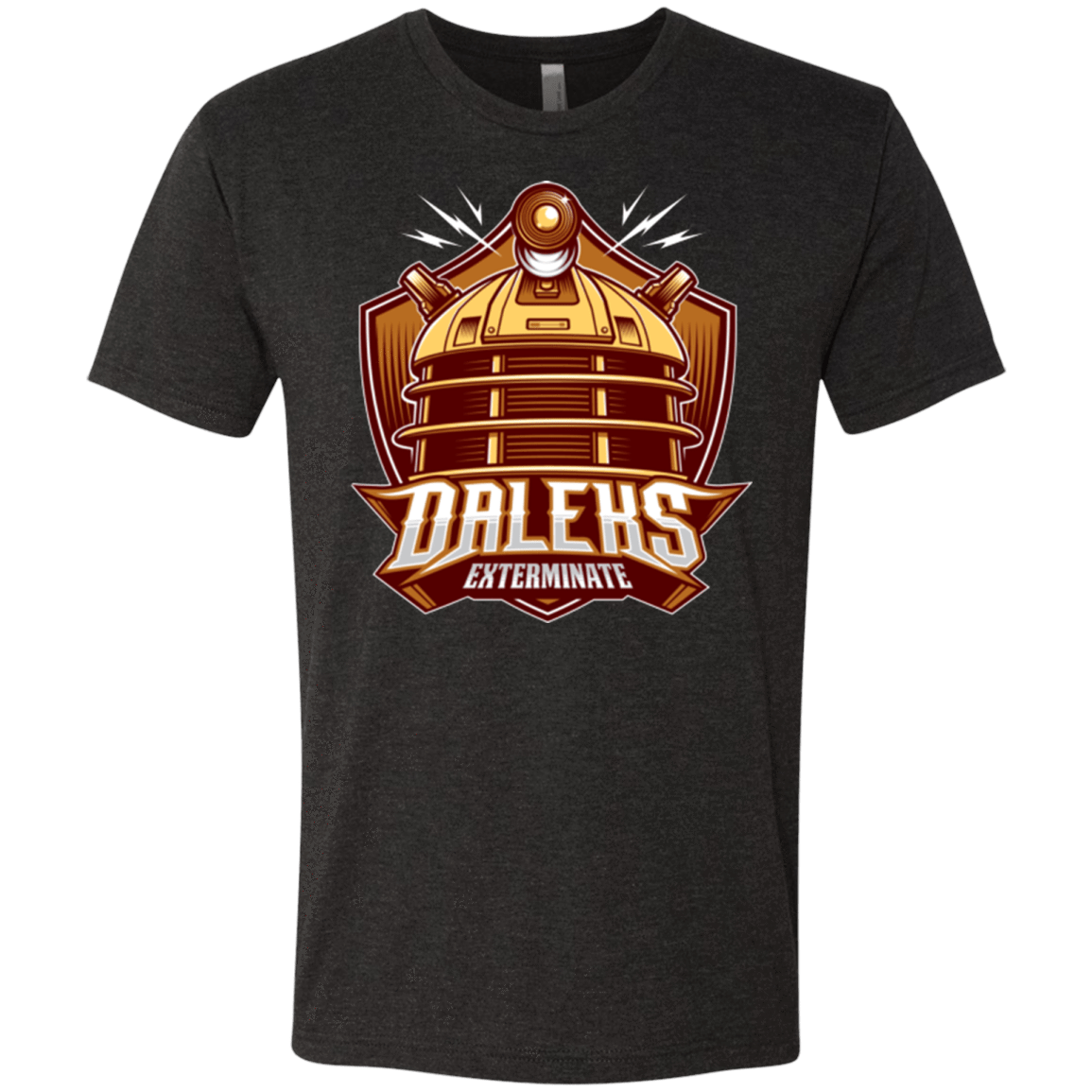 T-Shirts Vintage Black / Small Dr. Who Daleks Men's Triblend T-Shirt