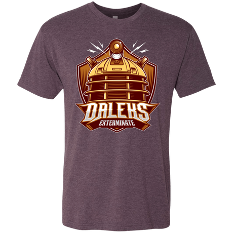 T-Shirts Vintage Purple / Small Dr. Who Daleks Men's Triblend T-Shirt