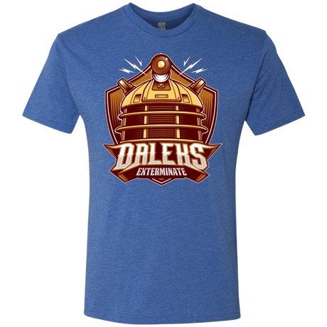 T-Shirts Vintage Royal / Small Dr. Who Daleks Men's Triblend T-Shirt