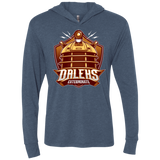 T-Shirts Indigo / X-Small Dr. Who Daleks Triblend Long Sleeve Hoodie Tee