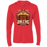 T-Shirts Vintage Red / X-Small Dr. Who Daleks Triblend Long Sleeve Hoodie Tee