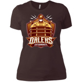 T-Shirts Dark Chocolate / X-Small Dr. Who Daleks Women's Premium T-Shirt