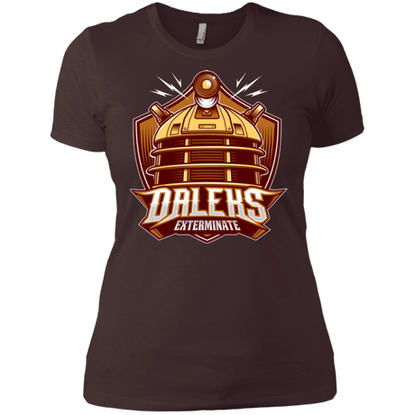 T-Shirts Dark Chocolate / X-Small Dr. Who Daleks Women's Premium T-Shirt