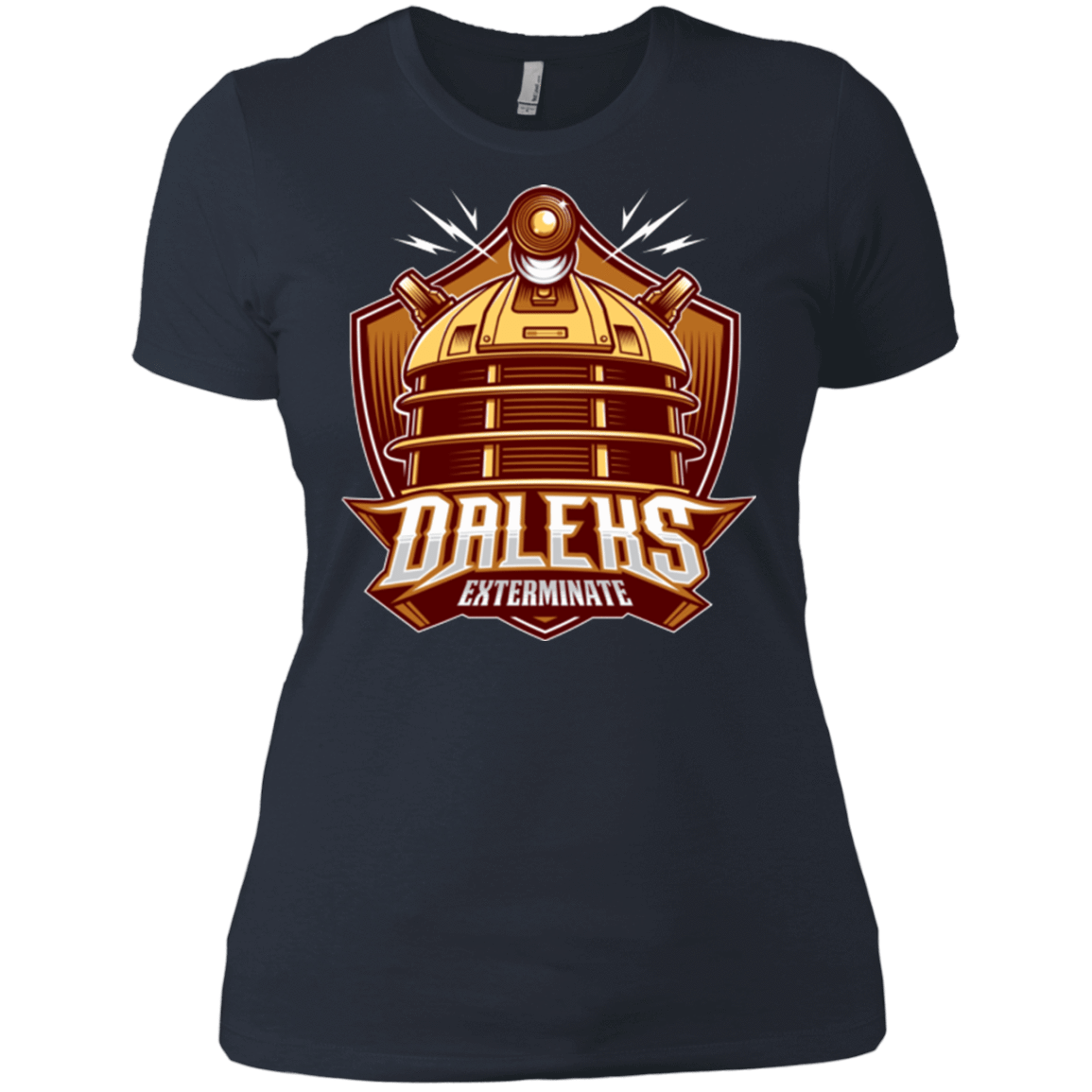 T-Shirts Indigo / X-Small Dr. Who Daleks Women's Premium T-Shirt
