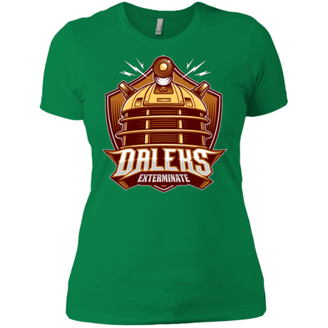 T-Shirts Kelly Green / X-Small Dr. Who Daleks Women's Premium T-Shirt