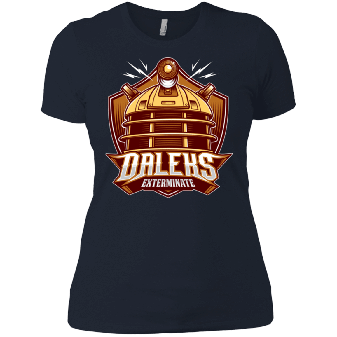 T-Shirts Midnight Navy / X-Small Dr. Who Daleks Women's Premium T-Shirt