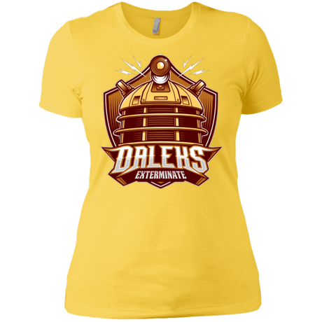 T-Shirts Vibrant Yellow / X-Small Dr. Who Daleks Women's Premium T-Shirt