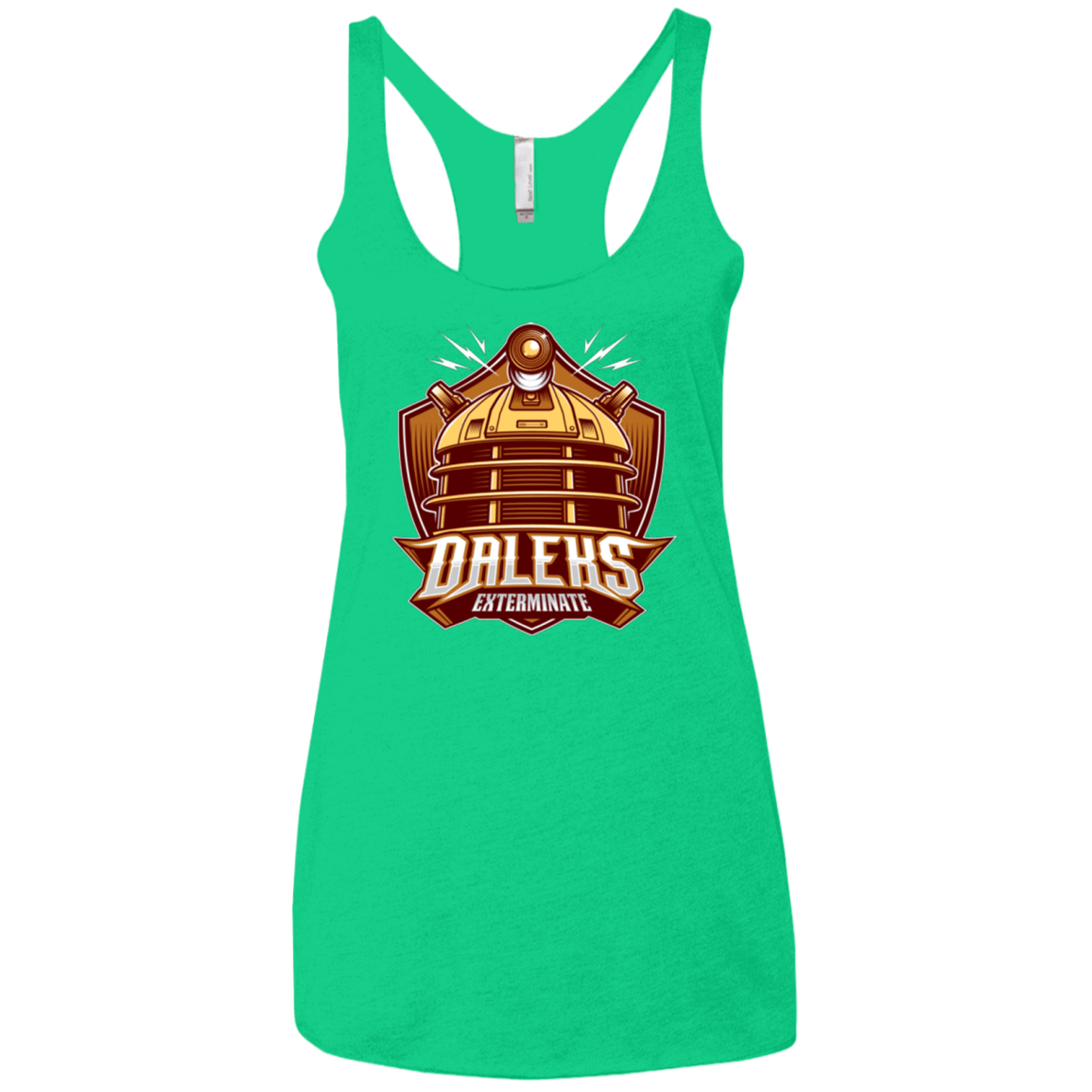 T-Shirts Envy / X-Small Dr. Who Daleks Women's Triblend Racerback Tank