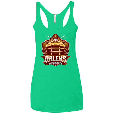 T-Shirts Envy / X-Small Dr. Who Daleks Women's Triblend Racerback Tank