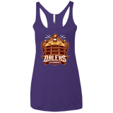T-Shirts Purple / X-Small Dr. Who Daleks Women's Triblend Racerback Tank
