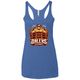 T-Shirts Vintage Royal / X-Small Dr. Who Daleks Women's Triblend Racerback Tank