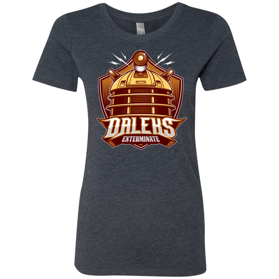 T-Shirts Vintage Navy / Small Dr. Who Daleks Women's Triblend T-Shirt