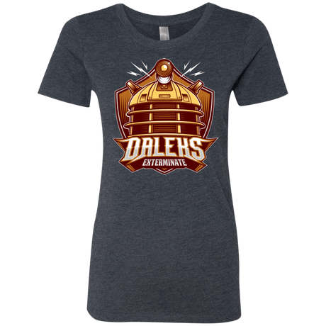 T-Shirts Vintage Navy / Small Dr. Who Daleks Women's Triblend T-Shirt