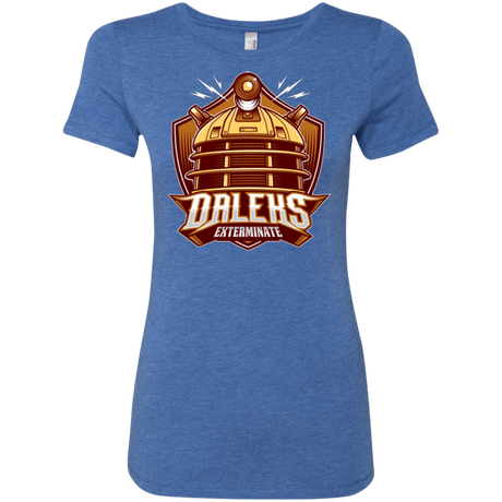 T-Shirts Vintage Royal / Small Dr. Who Daleks Women's Triblend T-Shirt