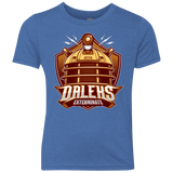 T-Shirts Vintage Royal / YXS Dr. Who Daleks Youth Triblend T-Shirt