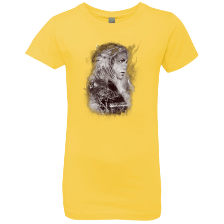 T-Shirts Vibrant Yellow / YXS Dracarys Girls Premium T-Shirt