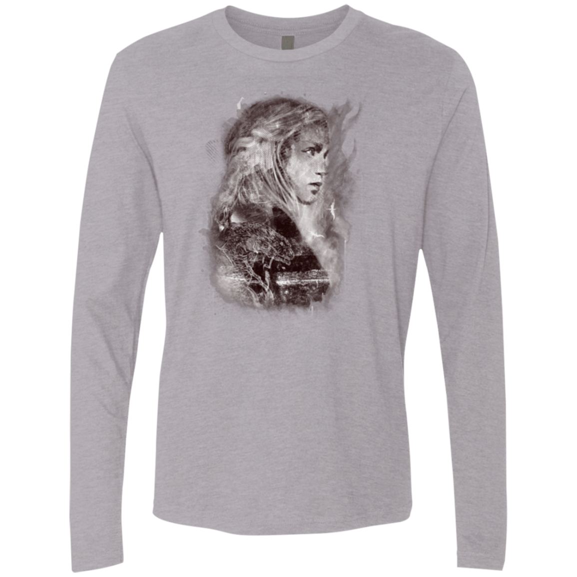 T-Shirts Heather Grey / Small Dracarys Men's Premium Long Sleeve