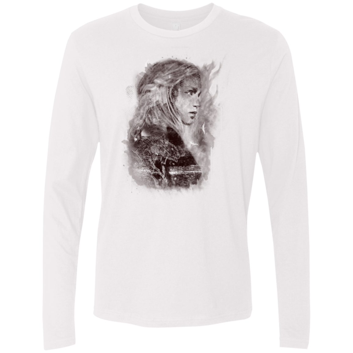 T-Shirts White / Small Dracarys Men's Premium Long Sleeve
