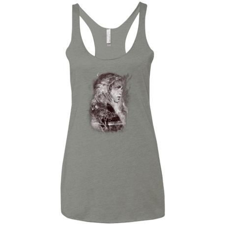 T-Shirts Venetian Grey / X-Small Dracarys Women's Triblend Racerback Tank