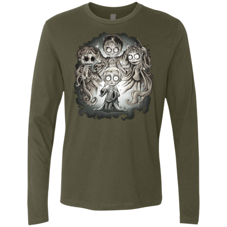 T-Shirts Military Green / Small Dracos Nightmare Men's Premium Long Sleeve