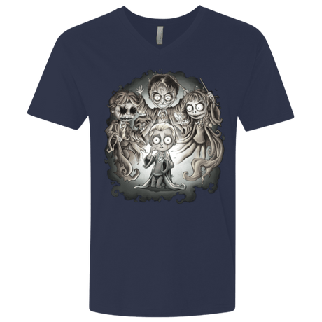 T-Shirts Midnight Navy / X-Small Dracos Nightmare Men's Premium V-Neck