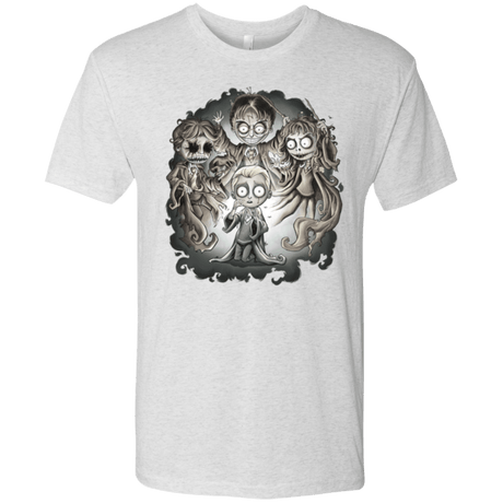 T-Shirts Heather White / Small Dracos Nightmare Men's Triblend T-Shirt