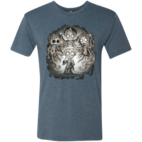 T-Shirts Indigo / Small Dracos Nightmare Men's Triblend T-Shirt