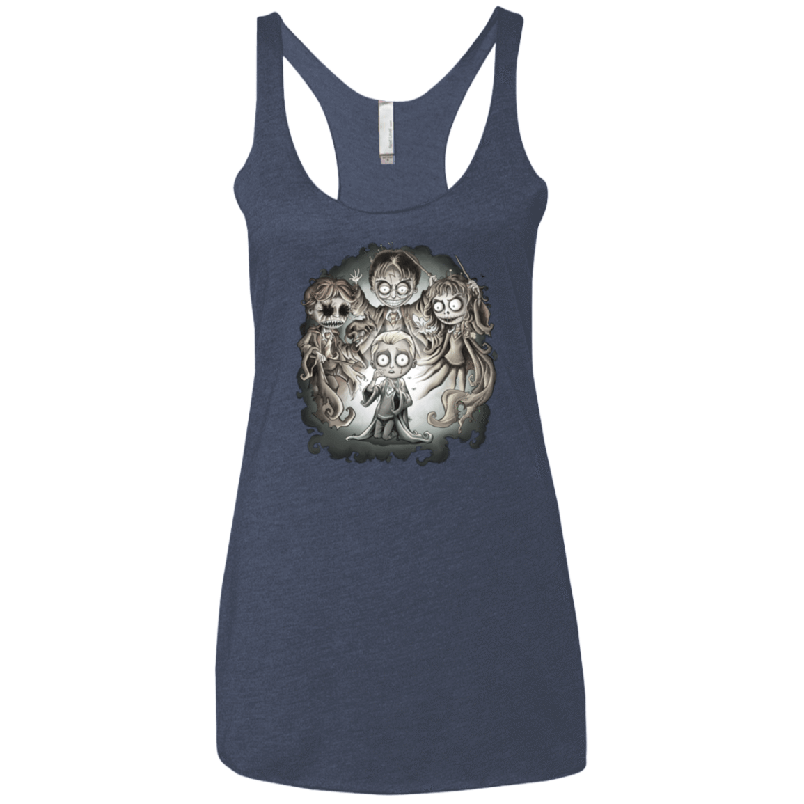 T-Shirts Vintage Navy / X-Small Dracos Nightmare Women's Triblend Racerback Tank