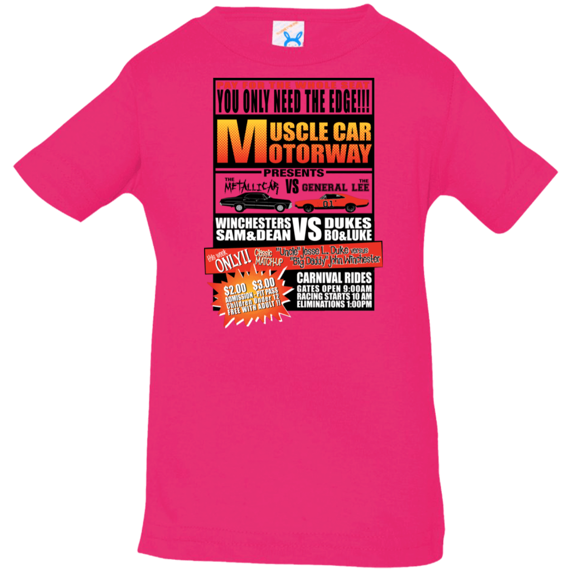 T-Shirts Hot Pink / 6 Months Drag Race Infant Premium T-Shirt