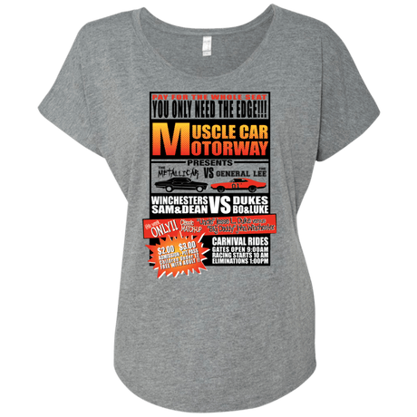 T-Shirts Premium Heather / X-Small Drag Race Triblend Dolman Sleeve