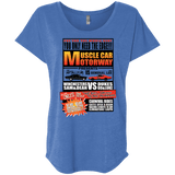 T-Shirts Vintage Royal / X-Small Drag Race Triblend Dolman Sleeve