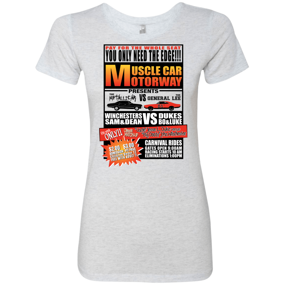 T-Shirts Heather White / S Drag Race Women's Triblend T-Shirt
