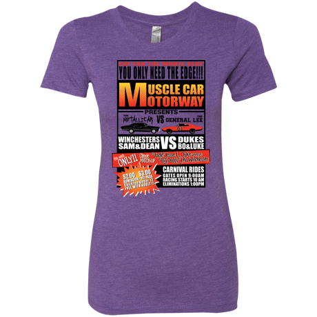 T-Shirts Purple Rush / S Drag Race Women's Triblend T-Shirt