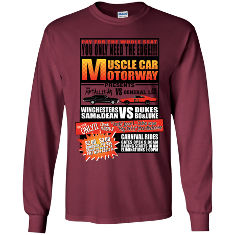 T-Shirts Maroon / YS Drag Race Youth Long Sleeve T-Shirt