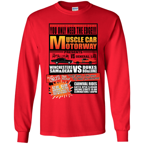 T-Shirts Red / YS Drag Race Youth Long Sleeve T-Shirt