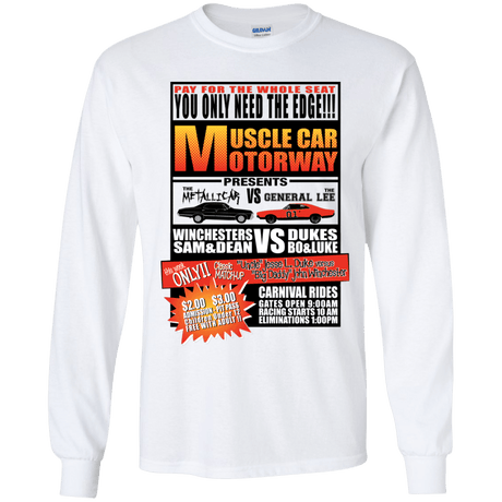 T-Shirts White / YS Drag Race Youth Long Sleeve T-Shirt