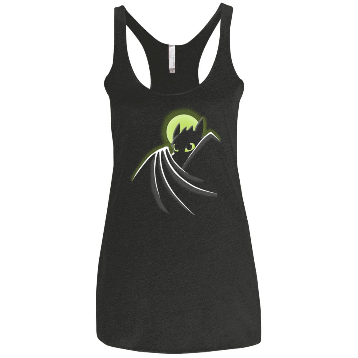 T-Shirts Vintage Black / X-Small Dragman Women's Triblend Racerback Tank