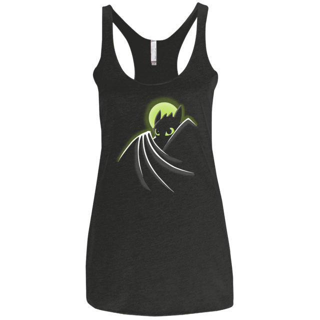 T-Shirts Vintage Black / X-Small Dragman Women's Triblend Racerback Tank