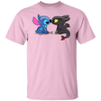 T-Shirts Light Pink / S Dragon and Alien Kiss T-Shirt