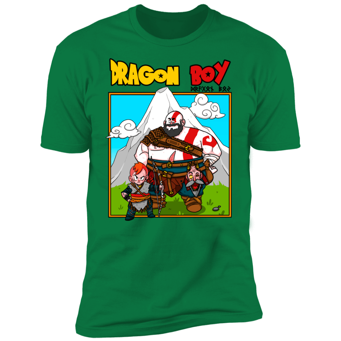 T-Shirts Kelly Green / S Dragon Boy Men's Premium T-Shirt