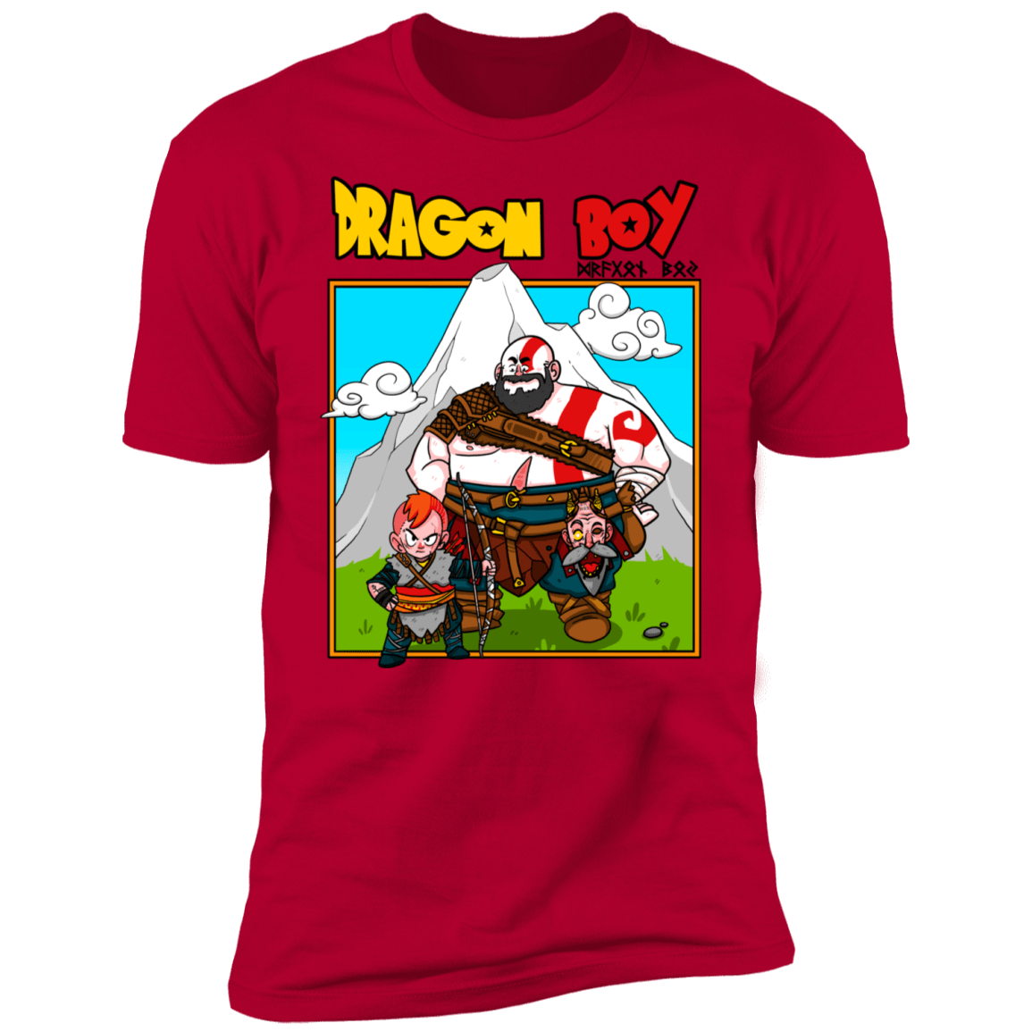 T-Shirts Red / S Dragon Boy Men's Premium T-Shirt