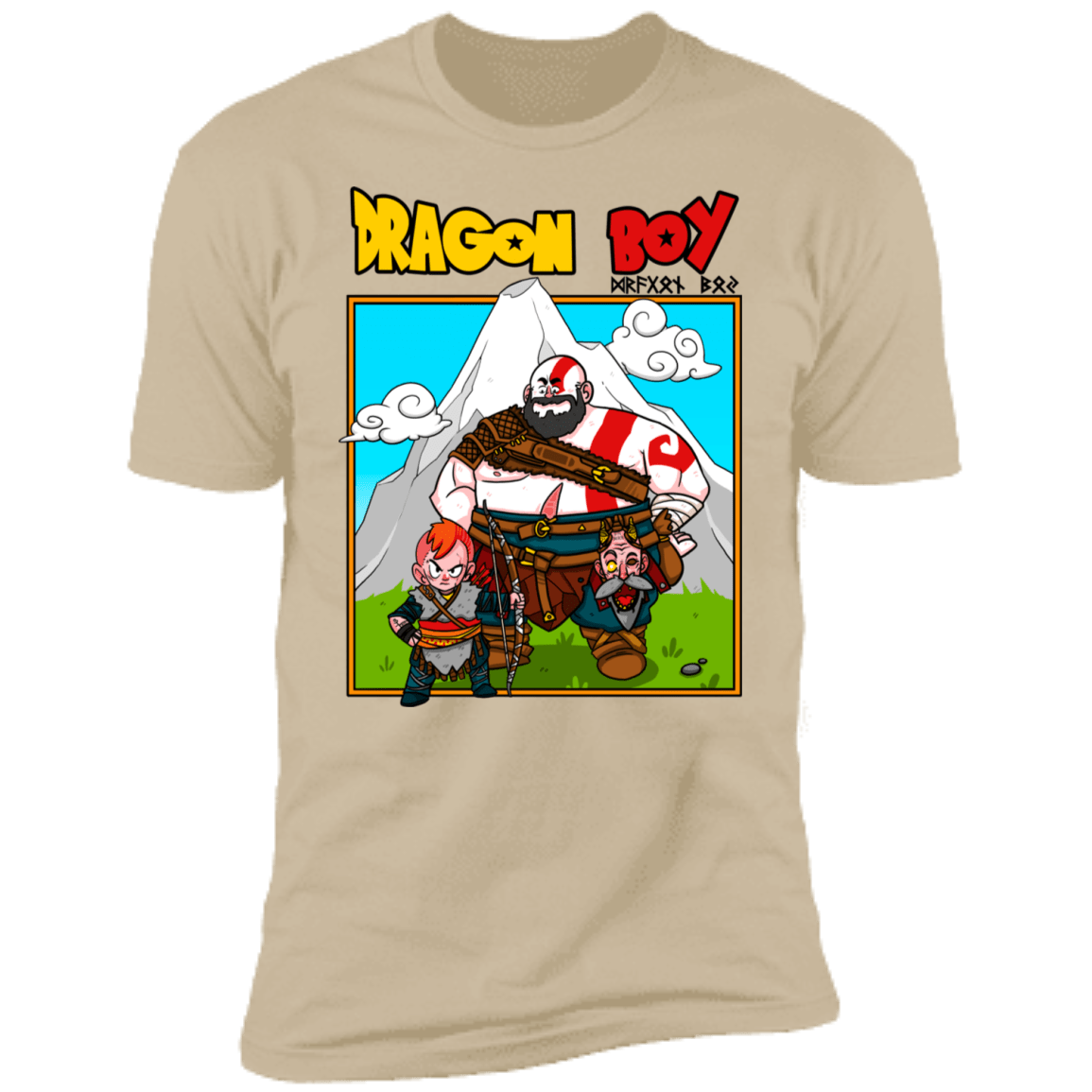 T-Shirts Sand / S Dragon Boy Men's Premium T-Shirt