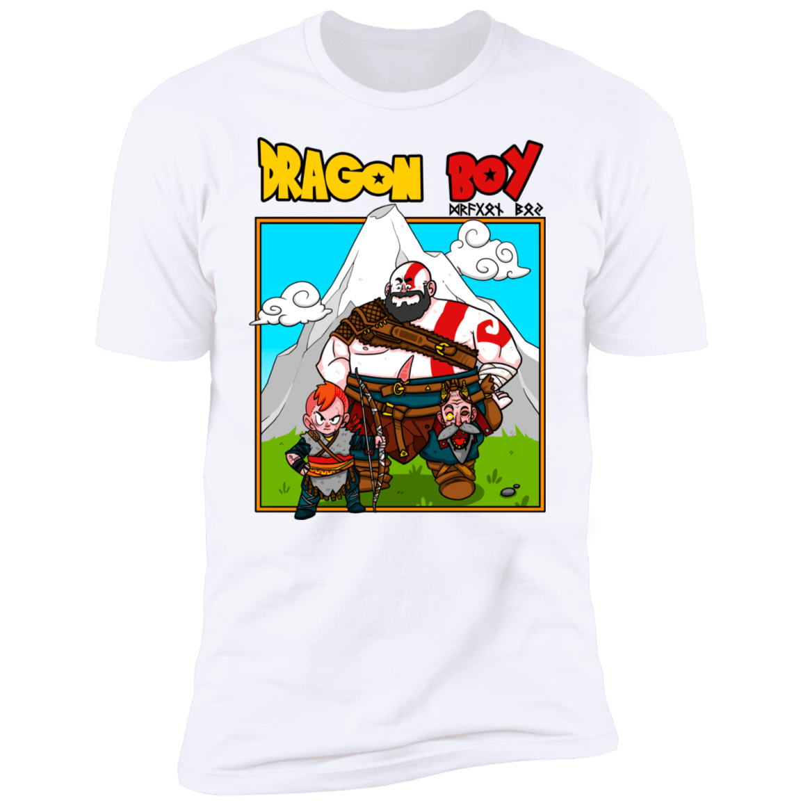 T-Shirts White / S Dragon Boy Men's Premium T-Shirt