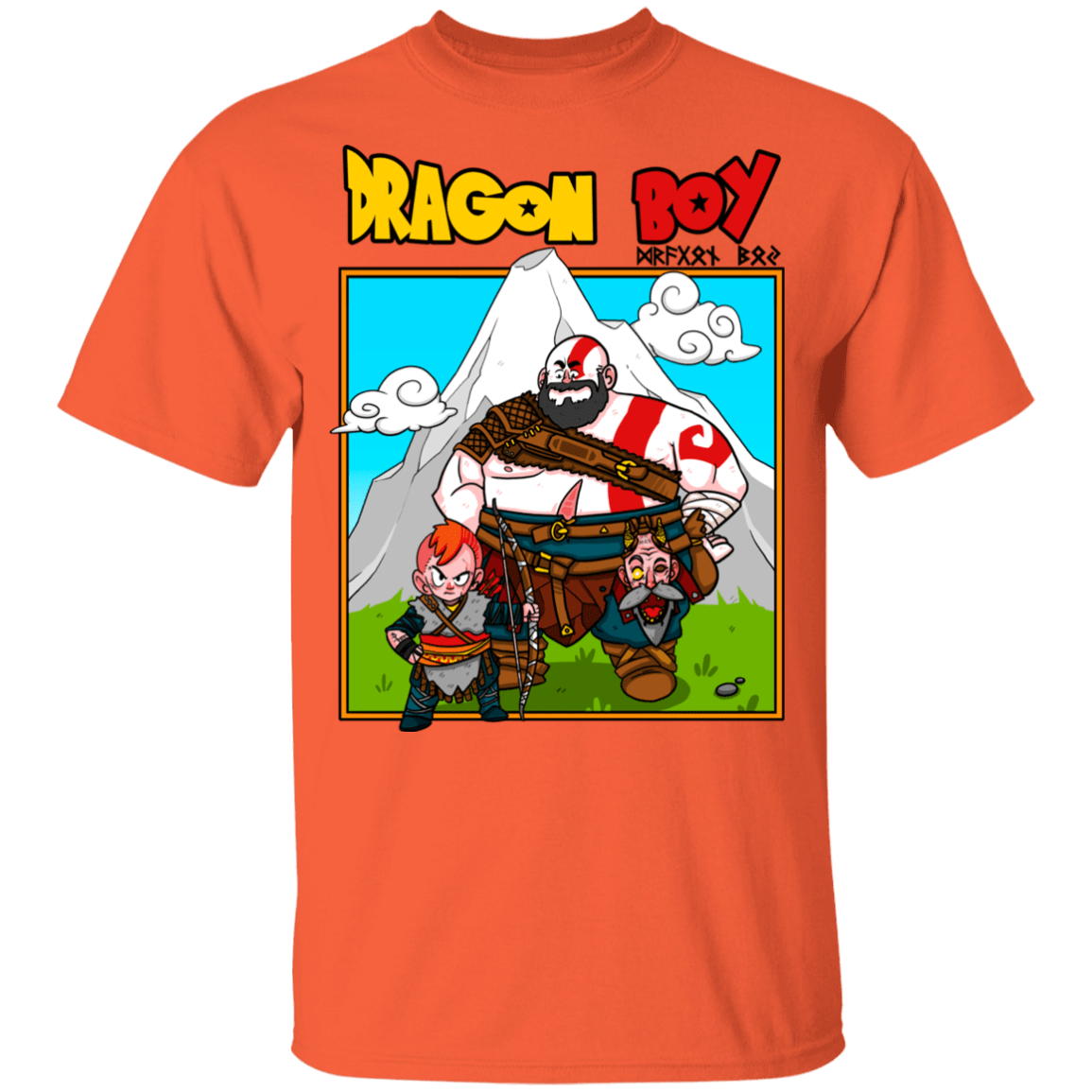 T-Shirts Orange / YXS Dragon Boy Youth T-Shirt